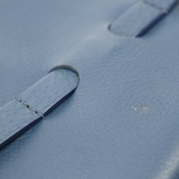 BALENCIAGA Blue Leather Tote Bag - Picture 6 of 10
